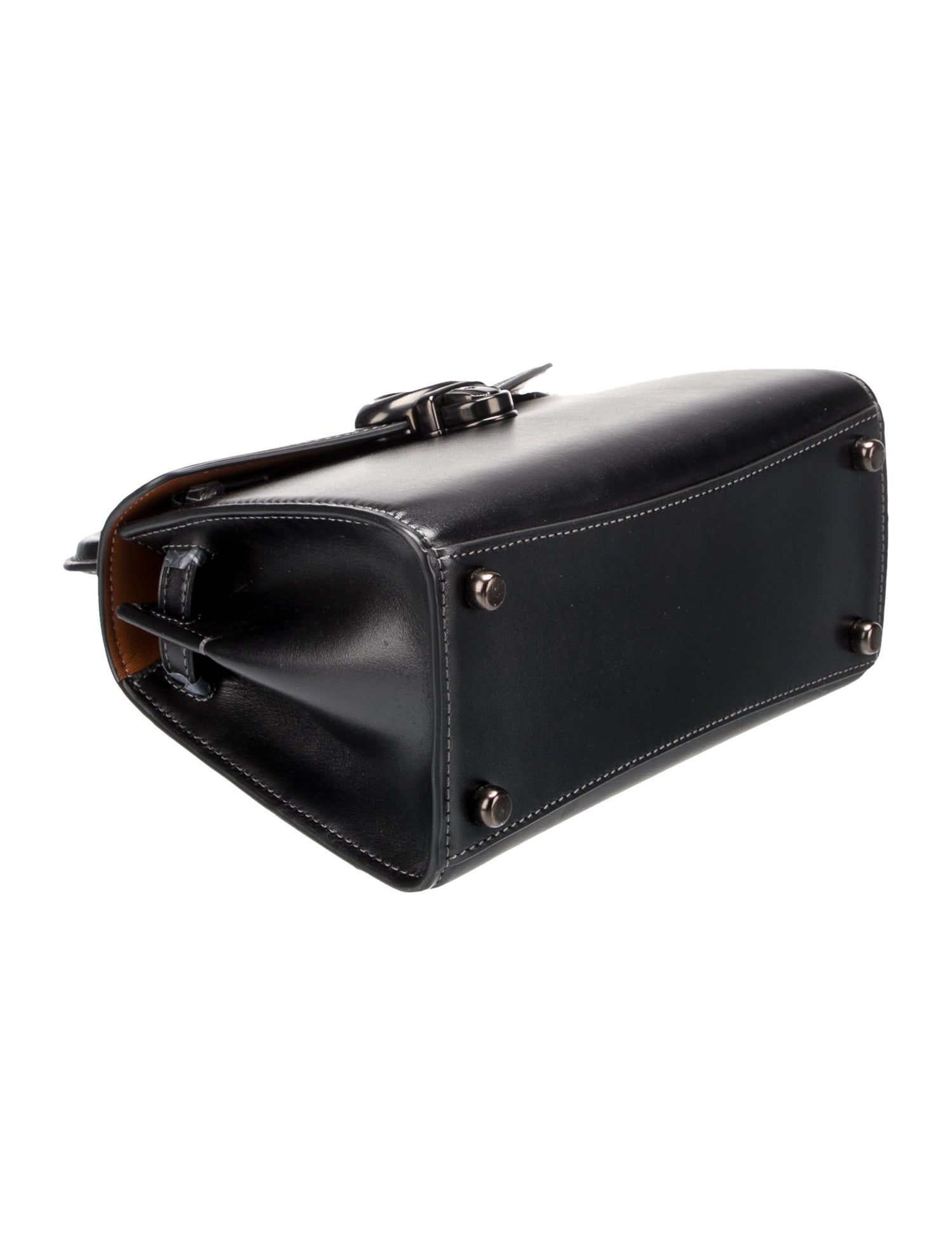 Coach Leather Top Handle Bag